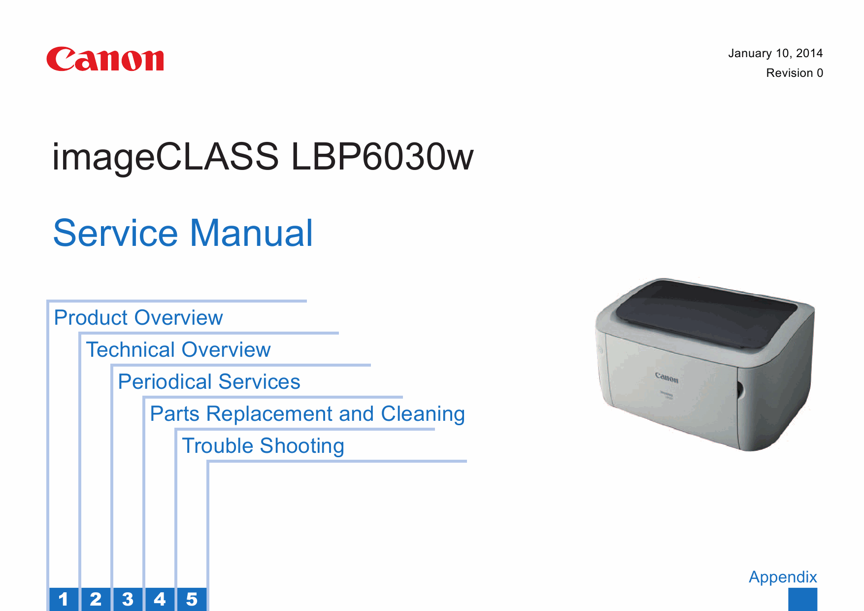Canon imageCLASS LBP-6030w 6000 6018 6020 6030 Service Manual-1